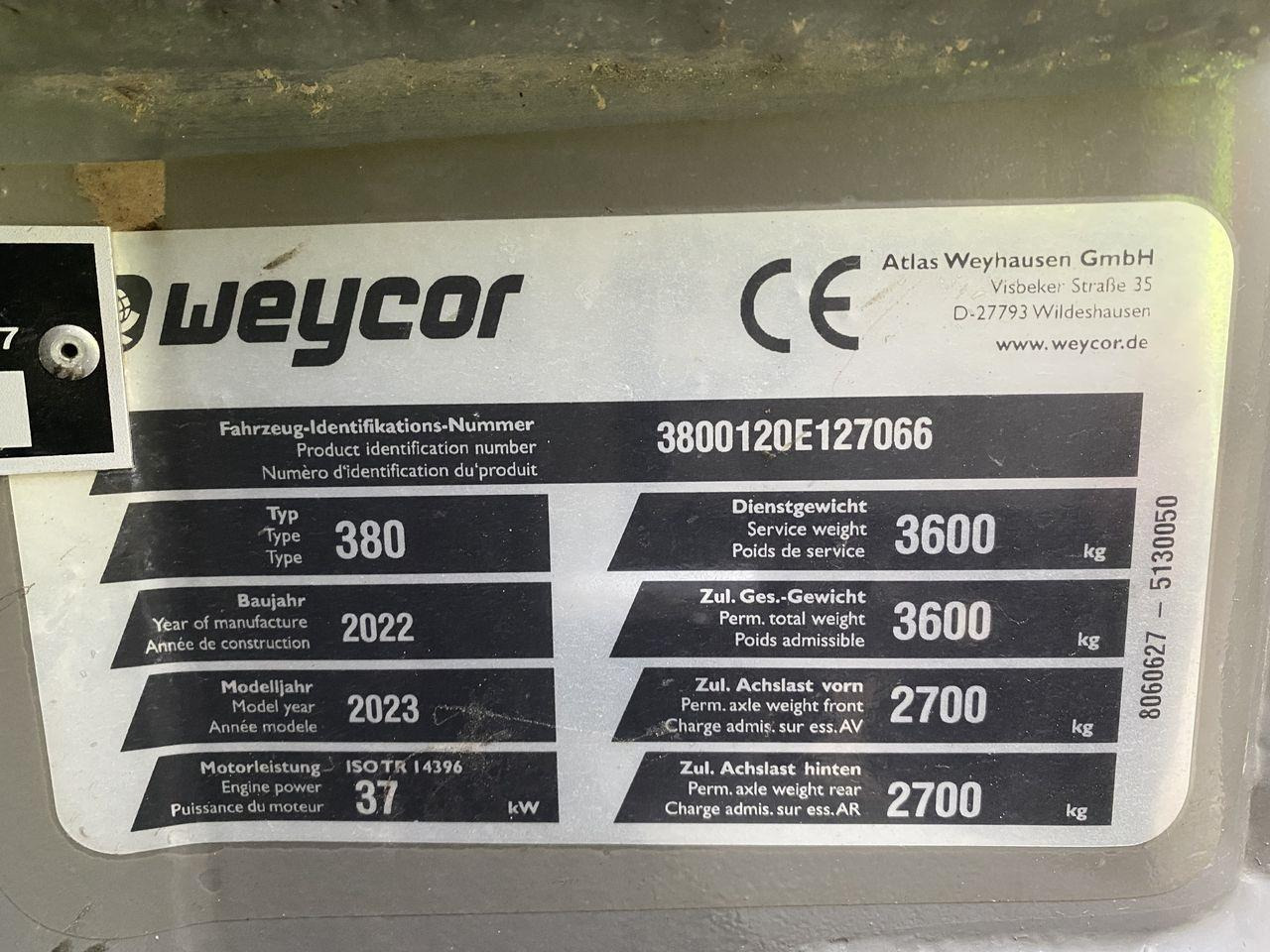 Minilaster Weycor AR380 Agrar