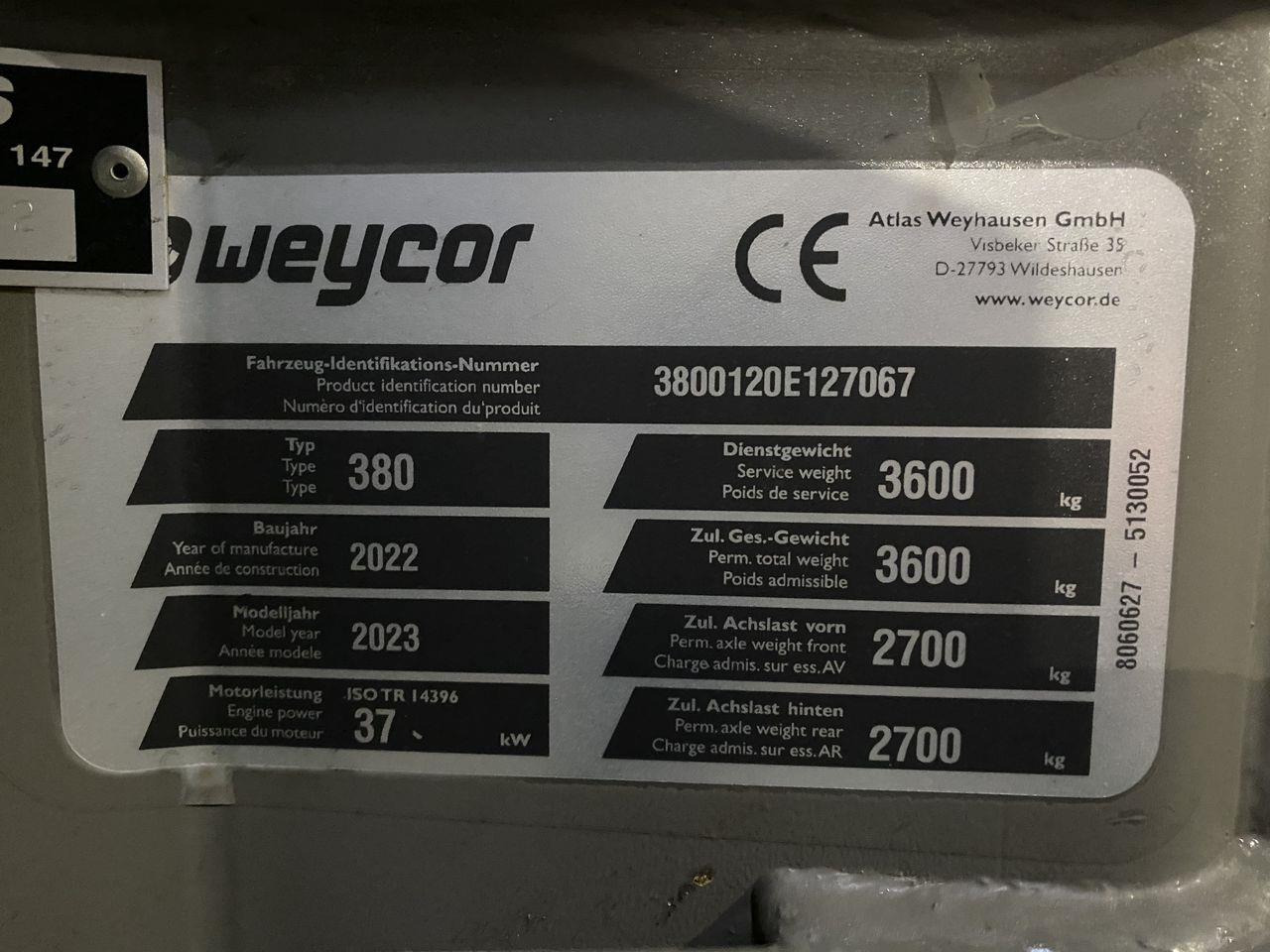 Minilaster Weycor AR380 Agrar