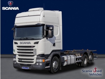 Container-transport/ vekselflak lastebil SCANIA R 450 LB6X2MNB