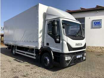 Gardin-lastebil Iveco Eurocargo ML120E22/P Pritsche/Plane + LBW