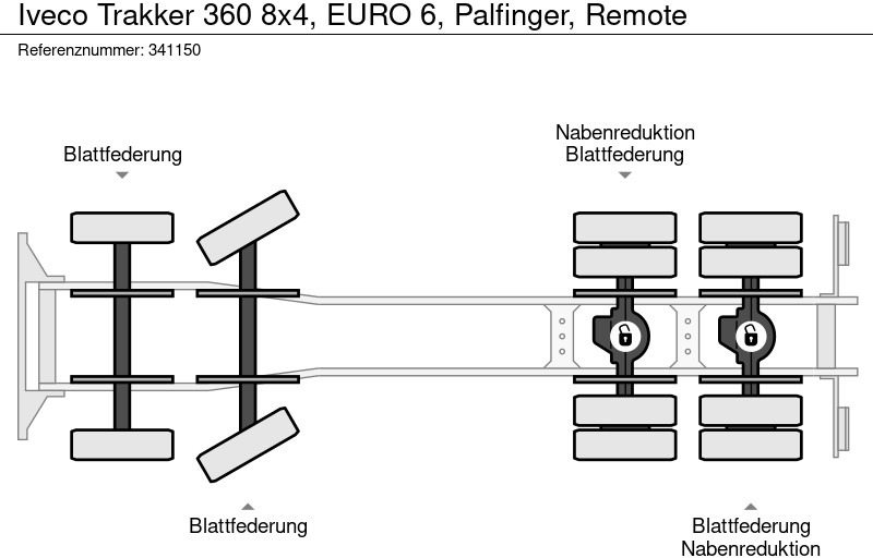 Leie Iveco Trakker 360 8x4, EURO 6, Palfinger, Remote Iveco Trakker 360 8x4, EURO 6, Palfinger, Remote: bilde 14