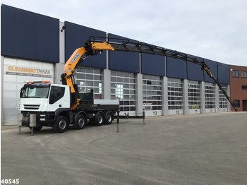 Lastebil Iveco Trakker AT410T45 8x4 Effer 85 ton/meter laadkraan + JIB: bilde 1