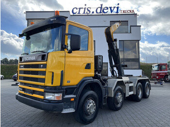 Krokbil Scania R124 470 8x4 Abrollkipper