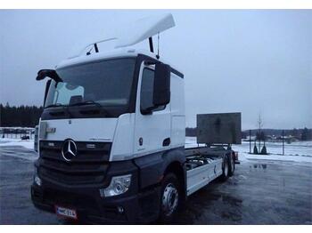 Container-transport/ Vekselflak lastebil Mercedes-Benz ACTROS 2551L 6x2 Piako tasonostolaite+pl-nostin+Lä: bilde 1
