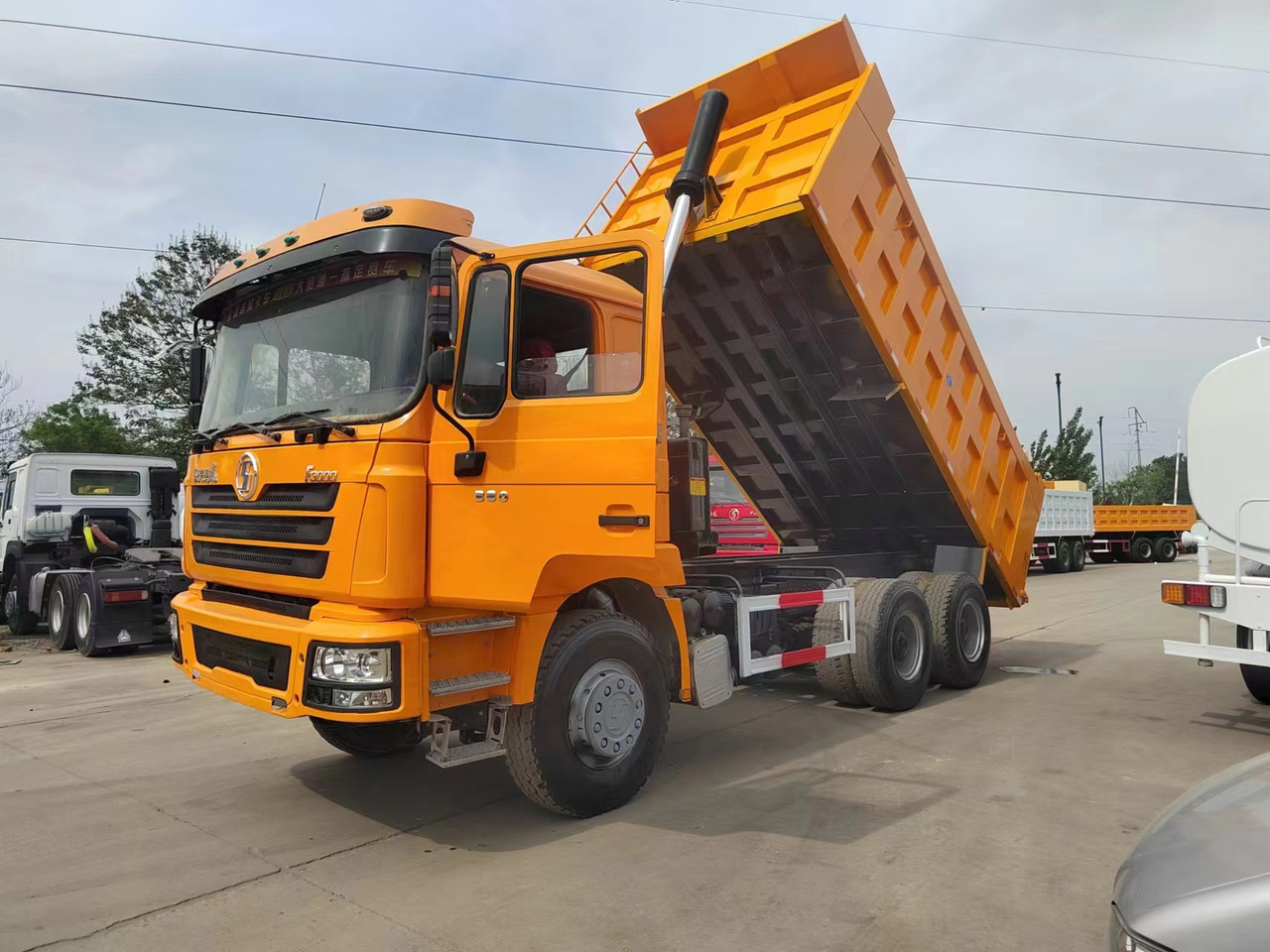 Tippbil SHACMAN 6x4 drive dumper China 10 wheels dump truck lorry: bilde 3