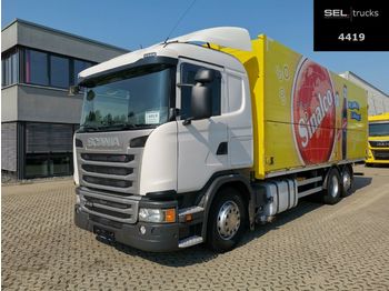 Distribusjon av drikkevarer lastebil Scania G 410 / Retarder / Lenkachse / Ladebordwand: bilde 1