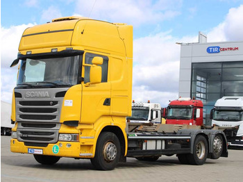 Scania R410, BDF, 6x2, EURO 6, SECONDARY AIR CONDITION  - Container-transport/ Vekselflak lastebil: bilde 1