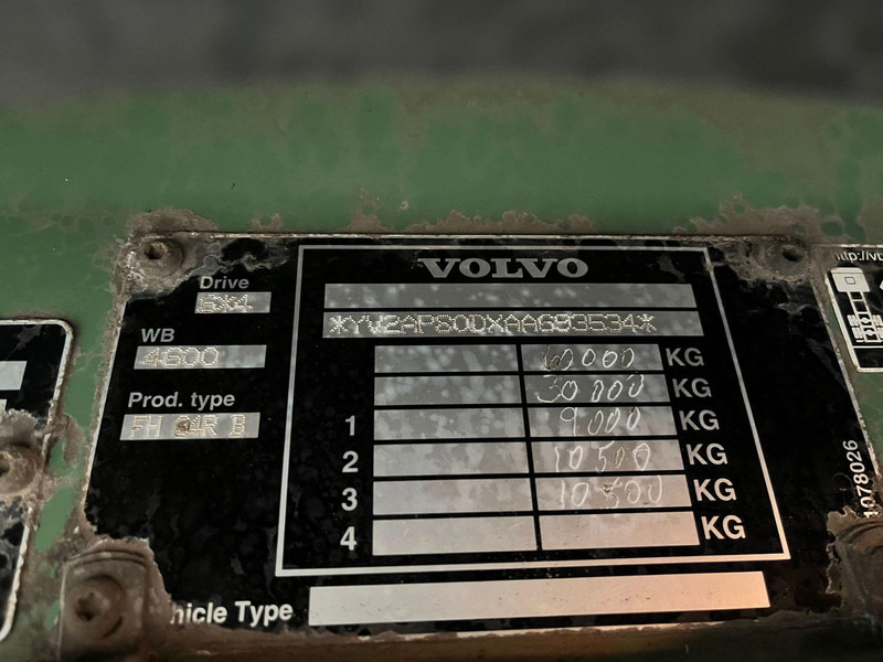 Chassis lastebil Volvo FH 16 600 6x4 SOLD AS CHASSIS / RETARDER / BIG AXLES: bilde 18
