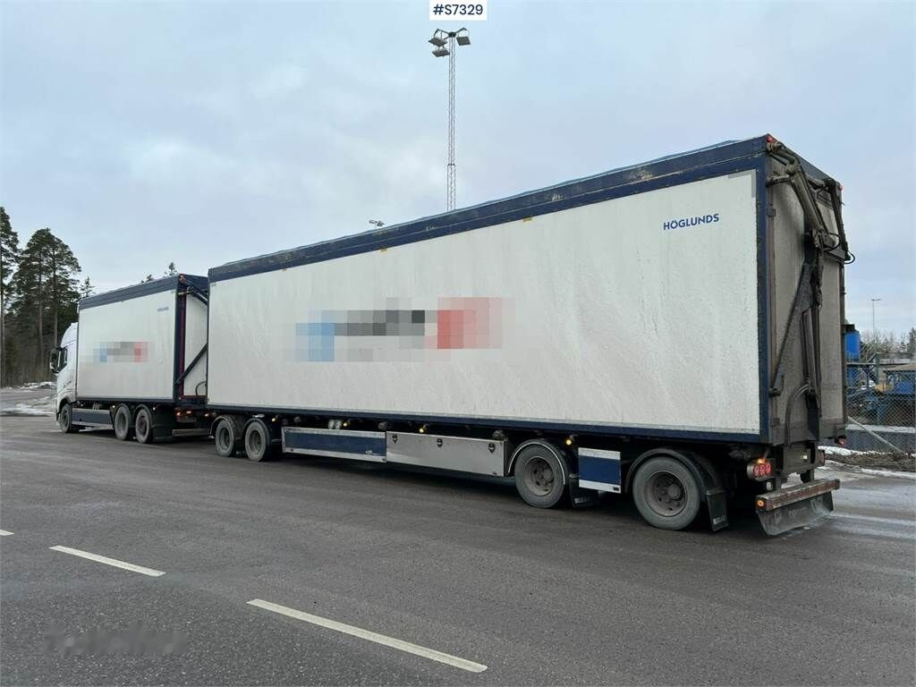 Skapbil Volvo FH 6x2 wood chip truck with trailer: bilde 12
