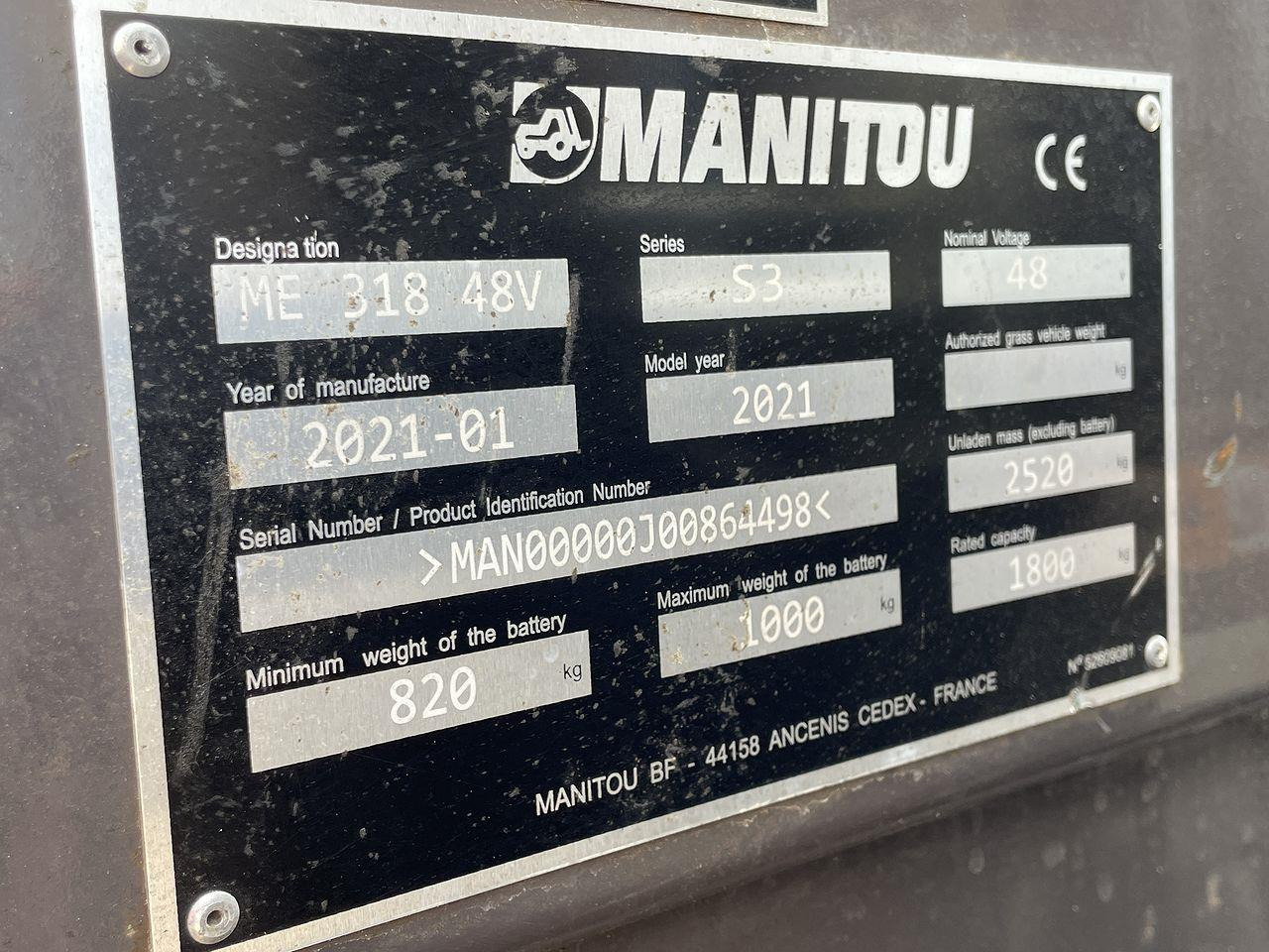 El-truck Manitou ME318