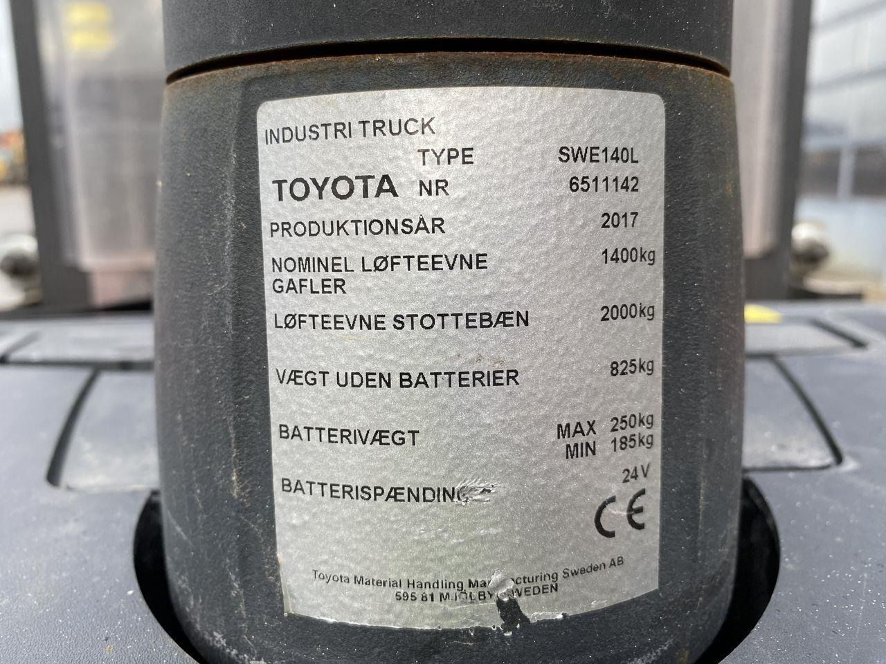 Lagerutstyr Toyota BT Staxio