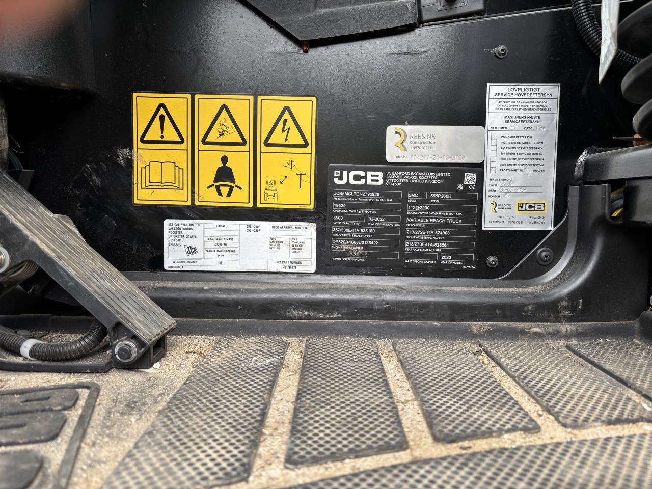 Teleskoplastere JCB 555-260R