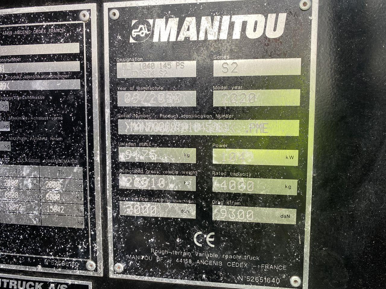 Teleskoplastere Manitou MLT1040-145PS L ELITE ST4