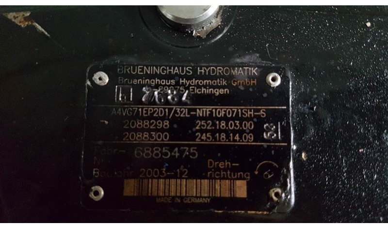 Hydraulikk Brueninghaus Hydromatik A4VG71EP2D1/32L - Drive pump/Fahrpumpe/Rijpomp: bilde 5