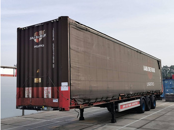 Container-transport/ Vekselflak semitrailer HERTOGHS