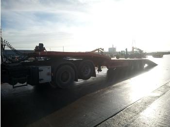 lavloader semitrailer Montracon Tri Axle Step Frame Low Loader Trailer, Hydraulic Ramps, Winch