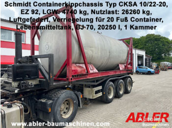 Container-transport/ Vekselflak semitrailer SCHMIDT