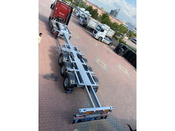 Container-transport/ Vekselflak semitrailer ALIM EXTENDABLE CONTAINER CARRIER: bilde 1