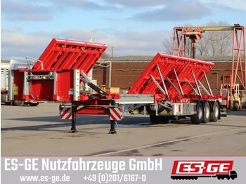 Åpen semitrailer Faymonville 3-Achs-Schräglader - 1 Nachlauflenkachse - tele