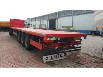 Åpen semitrailer LIDER تيادر سطحات مقطورات مسطحة مواصفات اوربية موديلNEW 2020