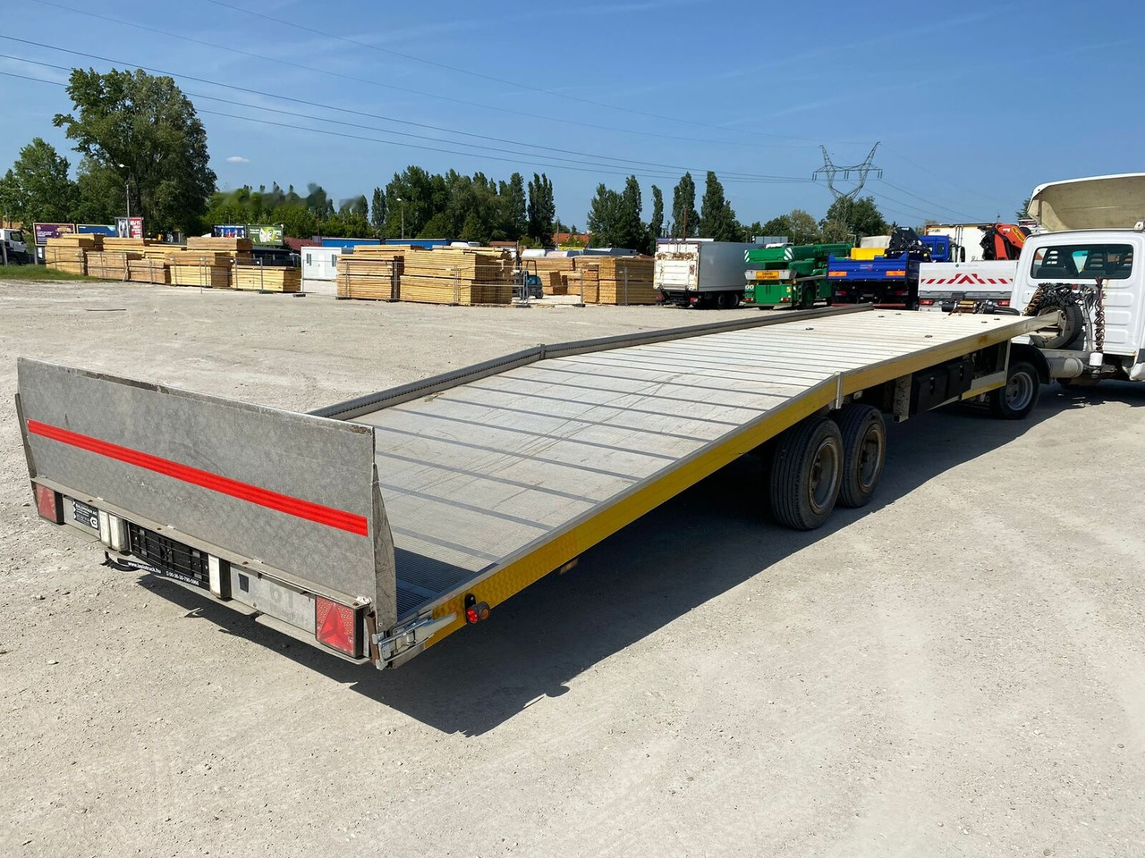 Transporter semitrailer Baldinger - car transport trailer - 10m: bilde 4