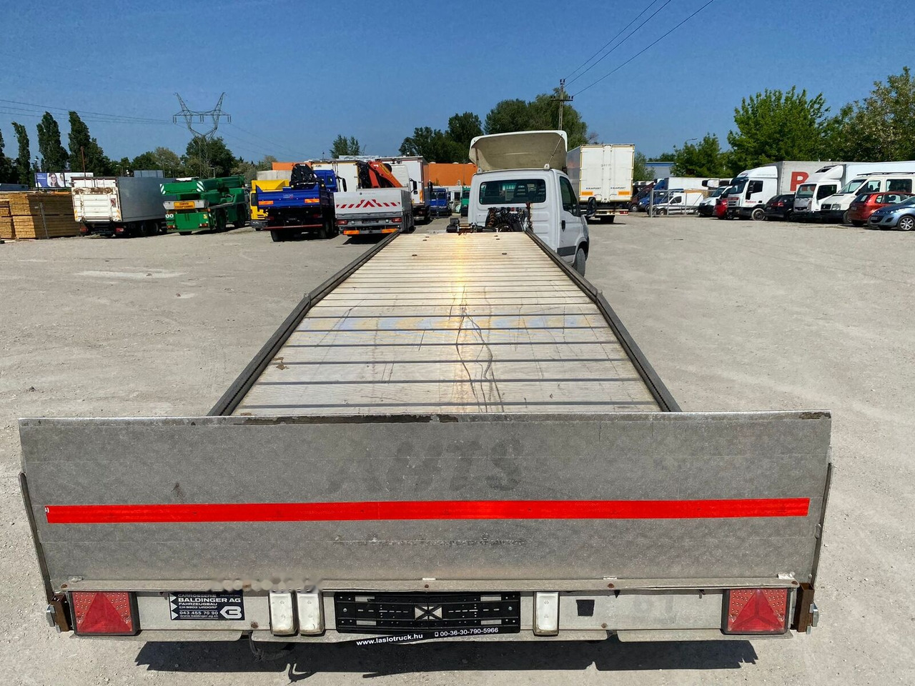 Transporter semitrailer Baldinger - car transport trailer - 10m: bilde 3