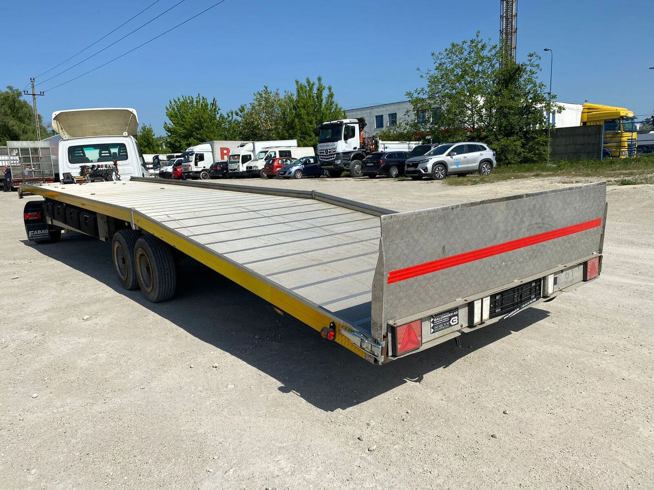 Transporter semitrailer Baldinger - car transport trailer - 10m: bilde 5