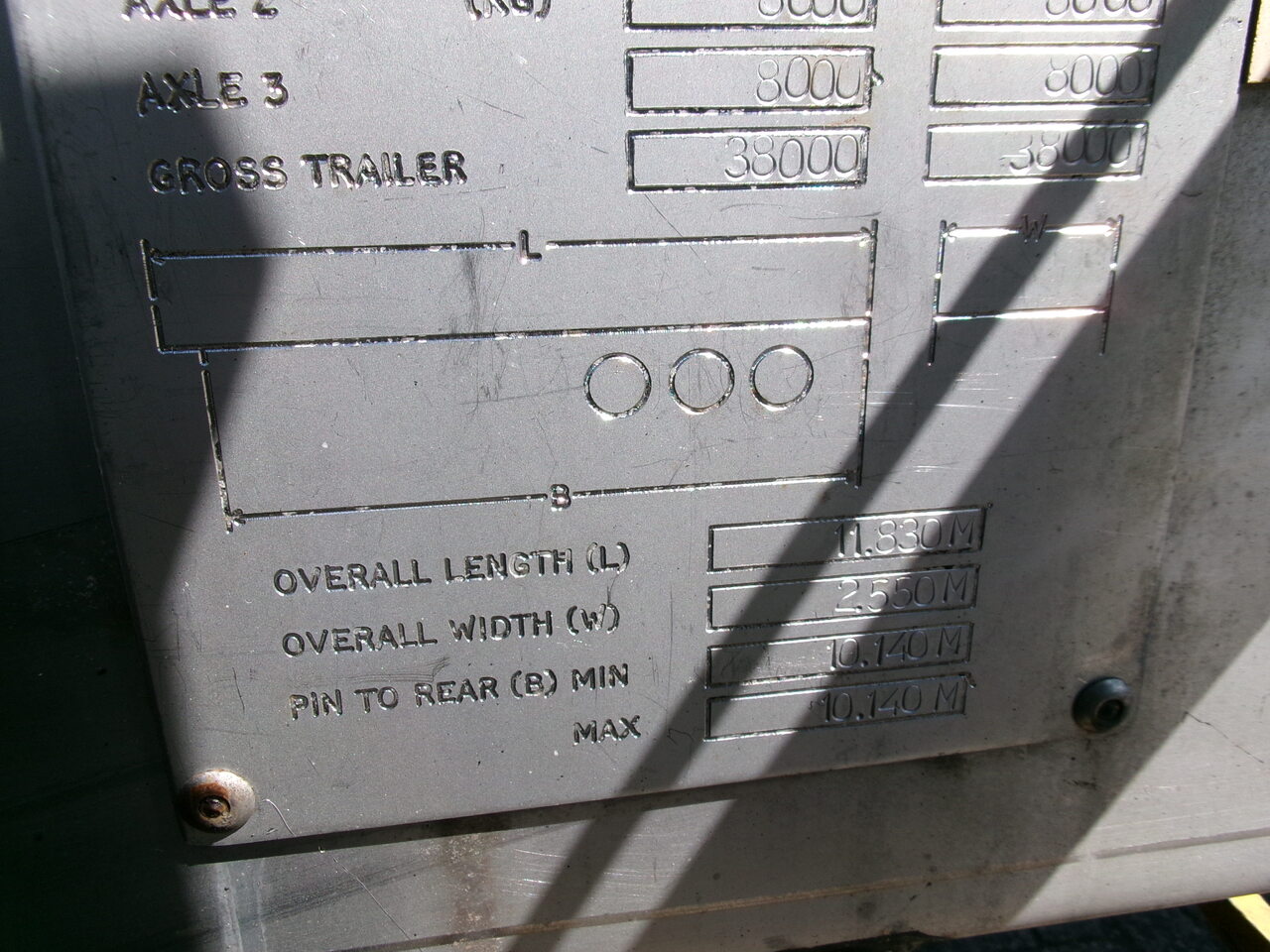 Tanksemi for transport av bitum Clayton Bitumen tank inox 33 m3 / 1 comp + ADR: bilde 16