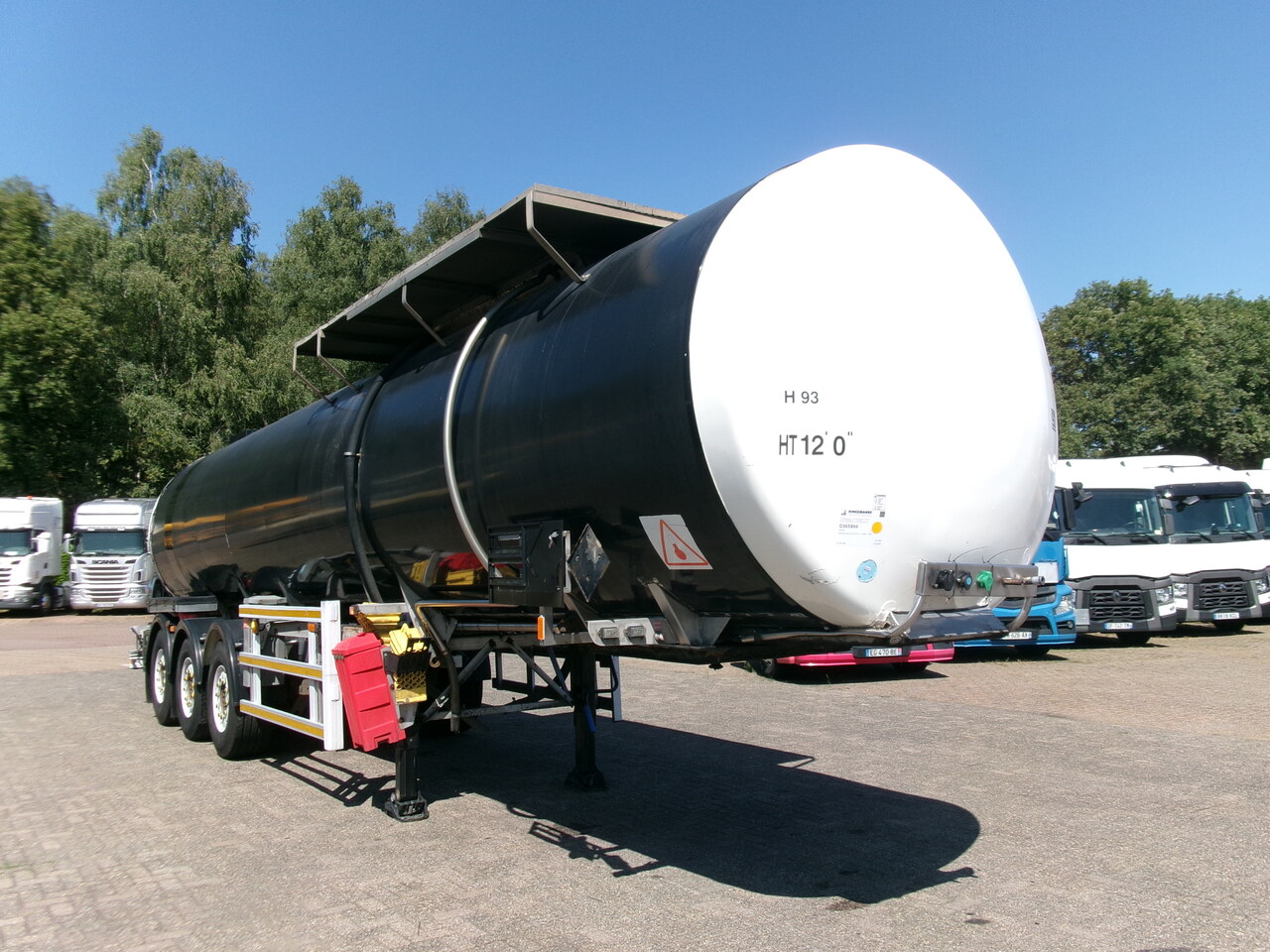 Tanksemi for transport av bitum Clayton Bitumen tank inox 33 m3 / 1 comp + ADR: bilde 2