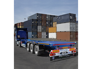 AKYEL TRAILER HIGH CUBE CONTAINER CARRIER SEMI TRAILER - Container-transport/ Vekselflak semitrailer