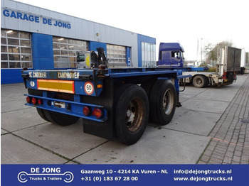 Flandria 20 FT Container Chassis / BPW / Steel Suspension / Double Tyres - Container-transport/ Vekselflak semitrailer