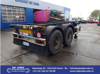Flandria 20 FT Container Chassis / Steel Suspension / ROR + Drum - Container-transport/ Vekselflak semitrailer
