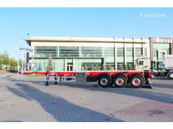 Container-transport/ vekselflak semitrailer NOVA NEW CONTAINER TIPPING CHASSIS PRODUCTION 20,30,40 FT 2023