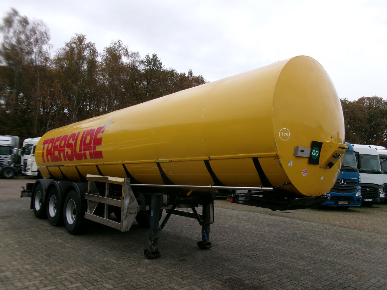 Tanksemi for transport av matvarer Crane Fruehauf Food (beer) tank inox 30 m3 / 2 comp: bilde 2