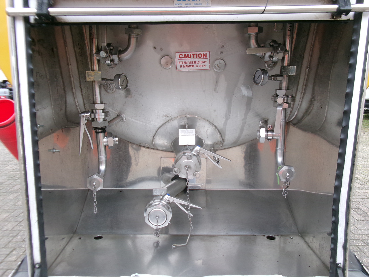 Tanksemi for transport av matvarer Crane Fruehauf Food (beer) tank inox 30 m3 / 2 comp: bilde 13