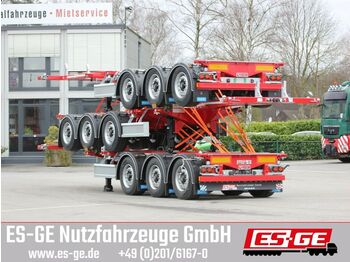 Ny Container-transport/ Vekselflak semitrailer D-TEC 3-Achs-Containerchassis: bilde 1