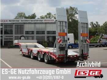 Lavloader semitrailer ES-GE 3-Achs-Satteltieflader mit Radmulden: bilde 1
