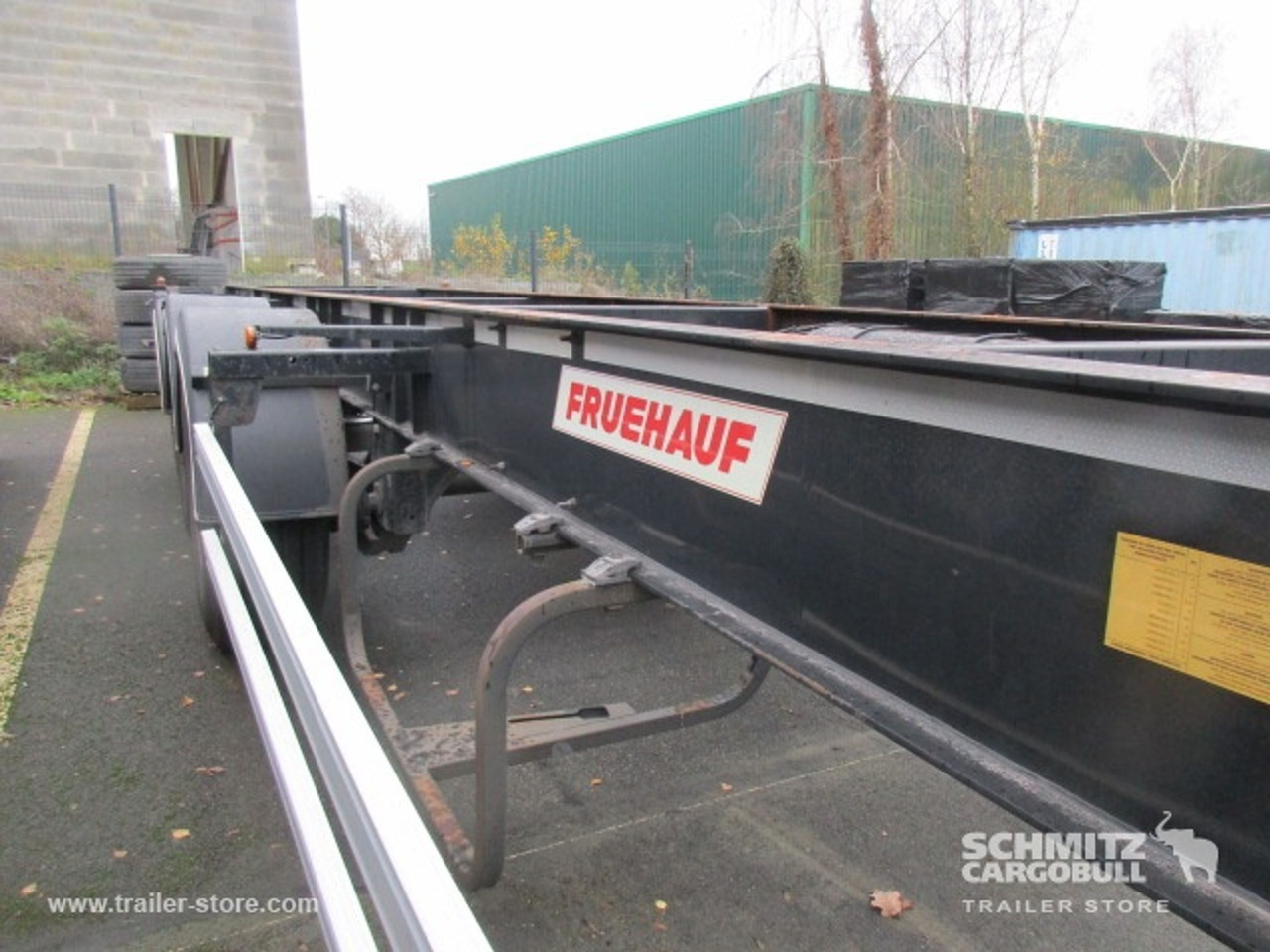 Container-transport/ Vekselflak semitrailer FRUEHAUF Containerchassis Standard: bilde 9