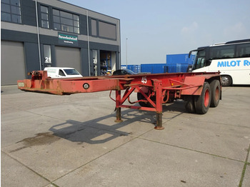 Container-transport/ Vekselflak semitrailer Flandria 20 FT Container Chassis / Steel Suspension / Double Tyres: bilde 4