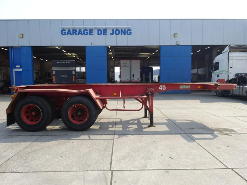 Container-transport/ Vekselflak semitrailer Flandria 20 FT Container Chassis / Steel Suspension / Double Tyres: bilde 8