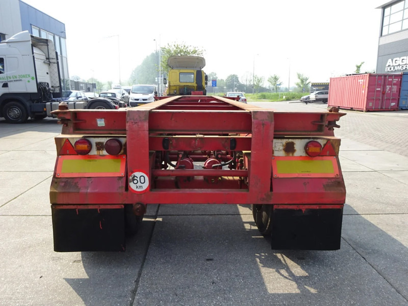 Container-transport/ Vekselflak semitrailer Flandria 20 FT Container Chassis / Steel Suspension / Double Tyres: bilde 2