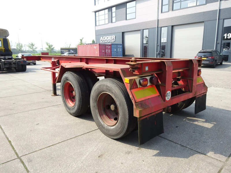 Container-transport/ Vekselflak semitrailer Flandria 20 FT Container Chassis / Steel Suspension / Double Tyres: bilde 3