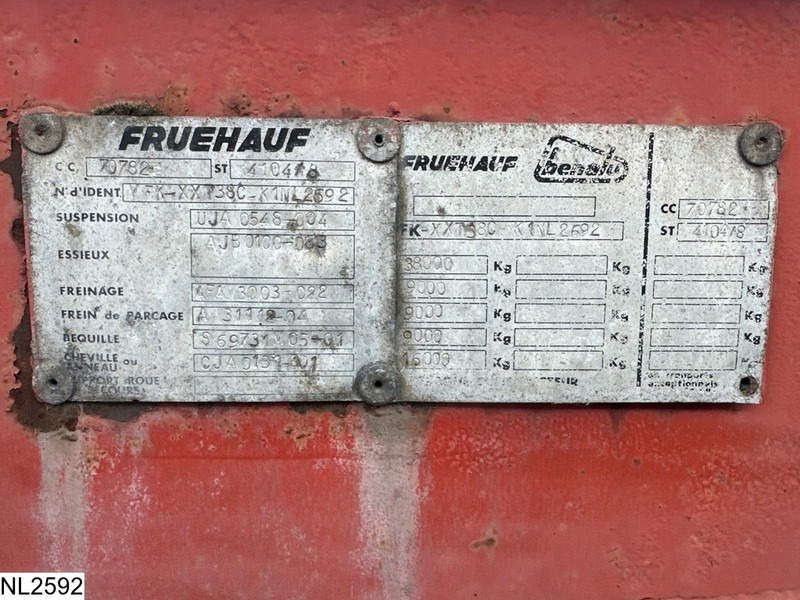 Leie Fruehauf Container 20 FT, Steel suspension Fruehauf Container 20 FT, Steel suspension: bilde 7