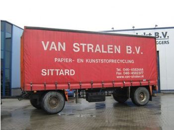 Jumbo 2 as luchtgeveerd - Gardintrailer