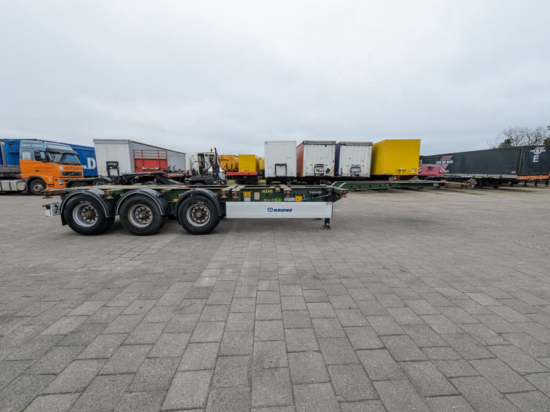 Container-transport/ Vekselflak semitrailer Krone SD 27 3-Assen BPW - Kont Schuiver - DrumBrakes - 5280kg (O1778): bilde 15