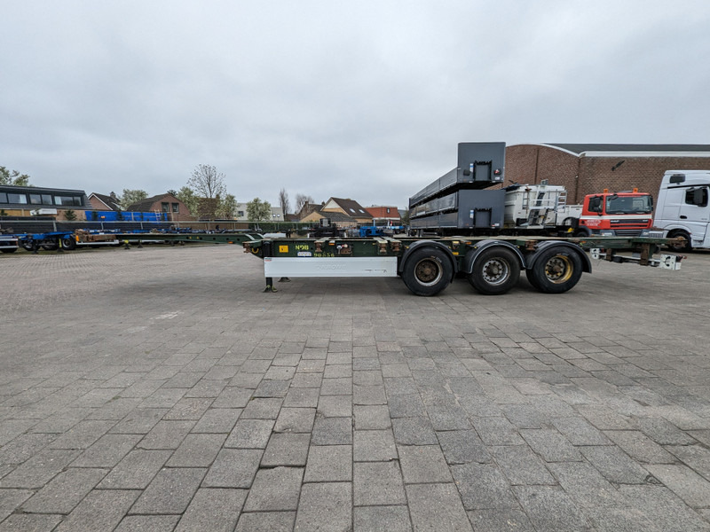 Container-transport/ Vekselflak semitrailer Krone SD 27 3-Assen BPW - Kont Schuiver - DrumBrakes - 5280kg (O1778): bilde 16