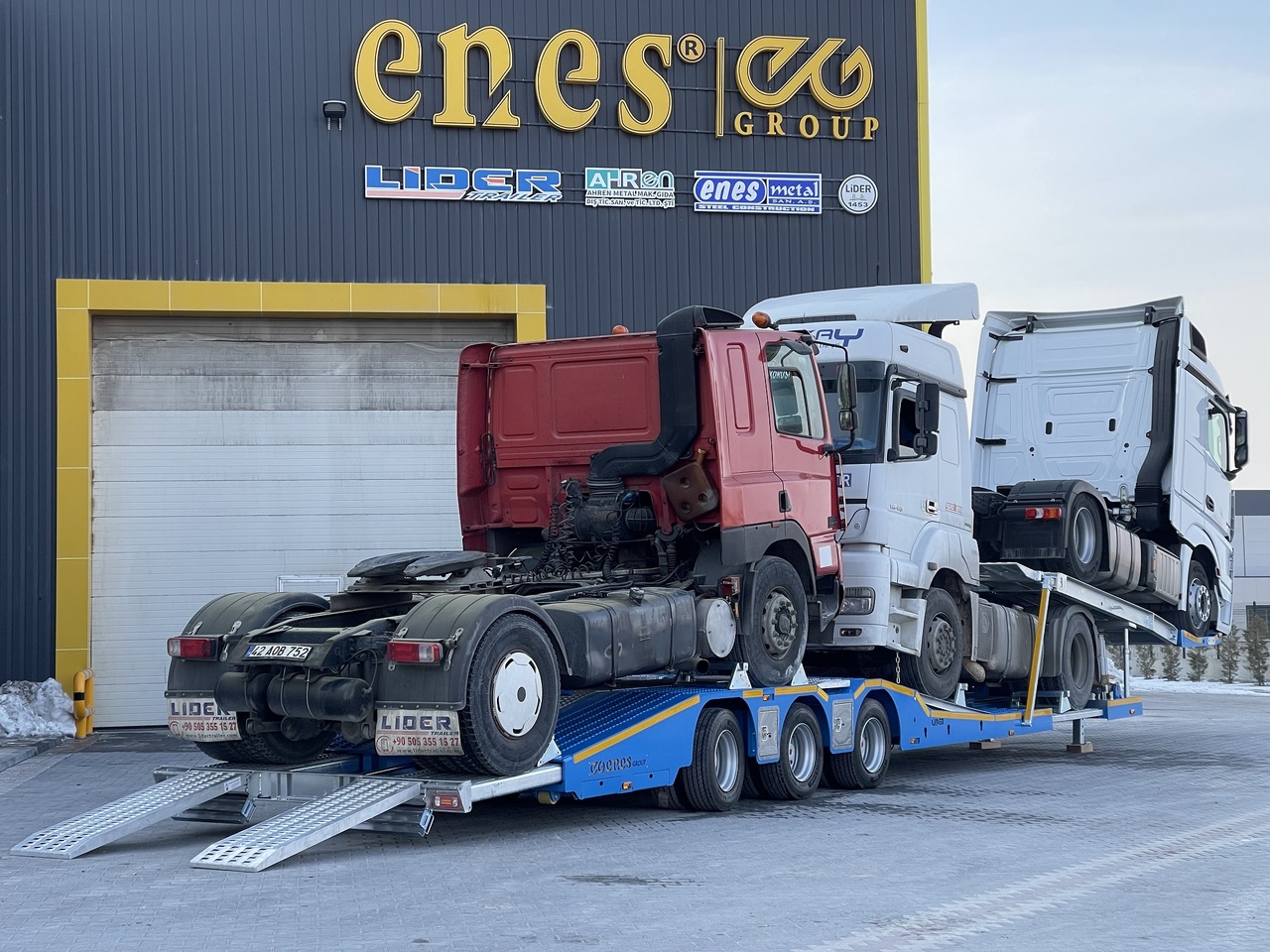 Ny Transporter semitrailer for transport av tunge maskiner LIDER 2023 NEW UNUSED READY IN FACTORY STOCK: bilde 10