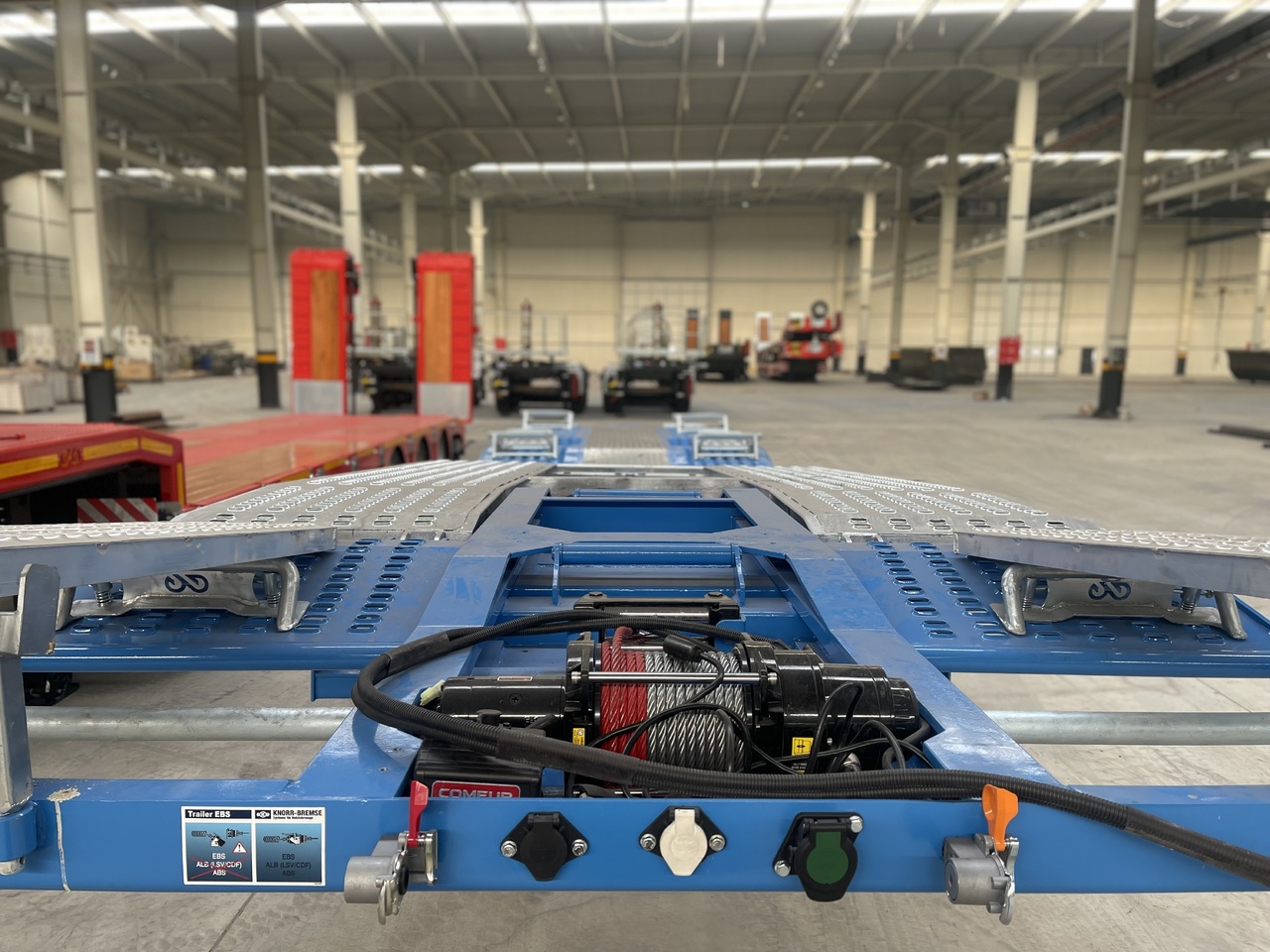 Ny Transporter semitrailer for transport av tunge maskiner LIDER 2023 NEW UNUSED READY IN FACTORY STOCK: bilde 7