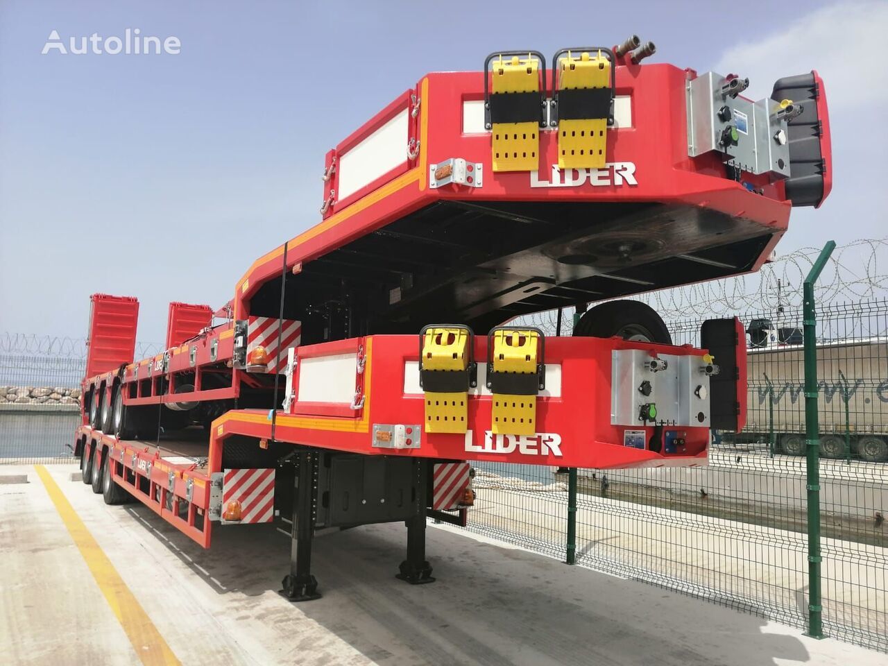 Ny Lavloader semitrailer for transport av tunge maskiner LIDER 2024  READY IN STOCK 50 TONS CAPACITY LOWBED: bilde 20