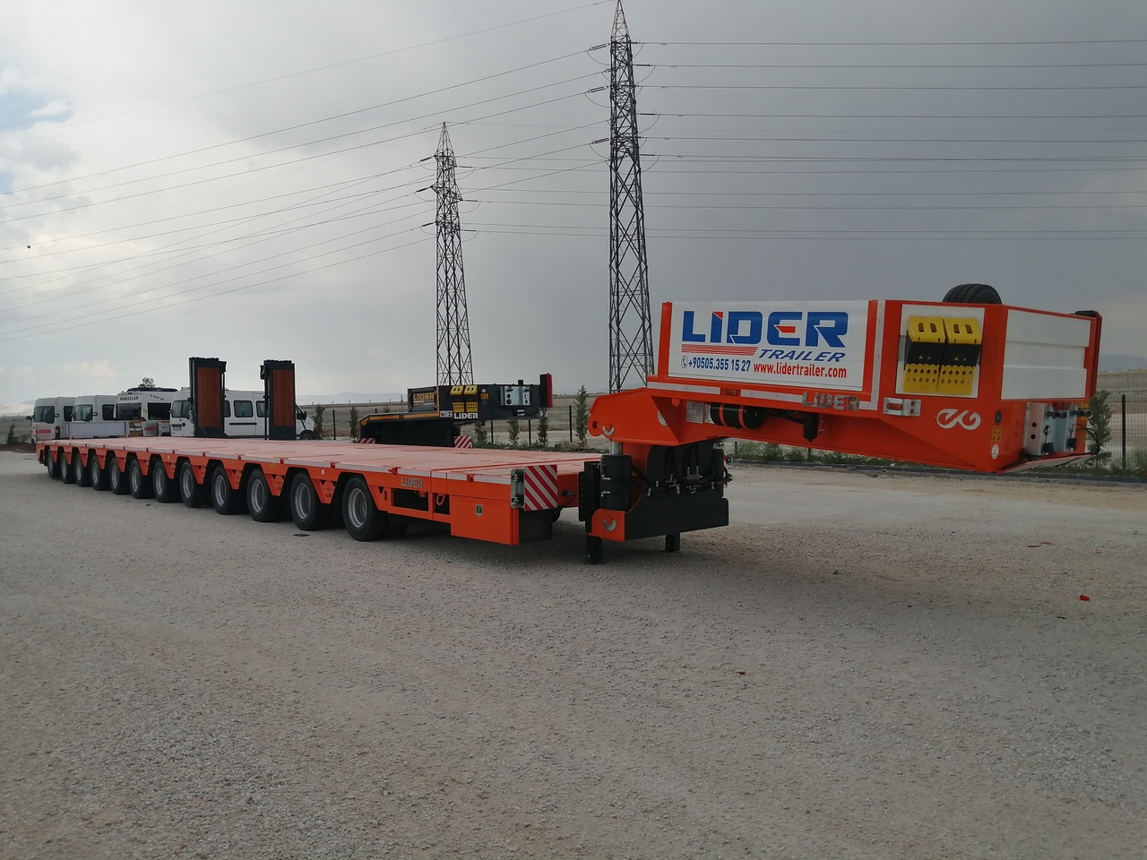 Ny Lavloader semitrailer for transport av tunge maskiner LIDER LIDER NEW 2024 MODEL Lowbed: bilde 12